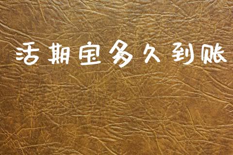 活期宝多久到账_https://cj006.lansai.wang_债券资讯_第1张