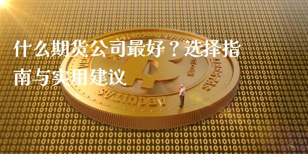 什么期货公司最好？选择指南与实用建议_https://cj006.lansai.wang_外汇交易_第1张