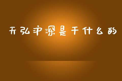 天弘沪深是干什么的_https://cj006.lansai.wang_金融监管_第1张