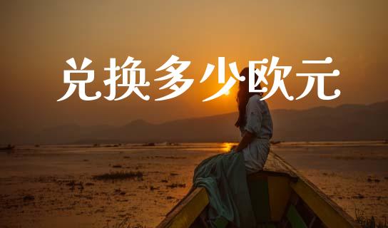 兑换多少欧元_https://cj006.lansai.wang_财经新闻_第1张