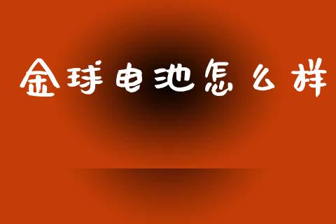 金球电池怎么样_https://cj006.lansai.wang_金融监管_第1张
