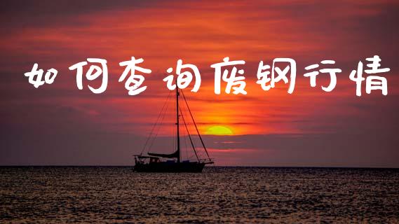 如何查询废钢行情_https://cj006.lansai.wang_全球市场_第1张
