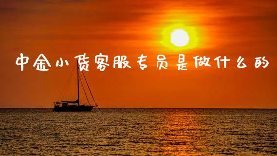 中金小货客服专员是做什么的_https://cj006.lansai.wang_期货开户_第1张