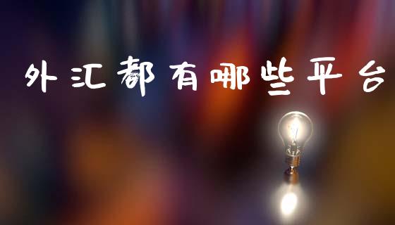 外汇都有哪些平台_https://cj006.lansai.wang_债券资讯_第1张