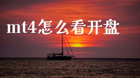 mt4怎么看开盘_https://cj006.lansai.wang_财经新闻_第1张