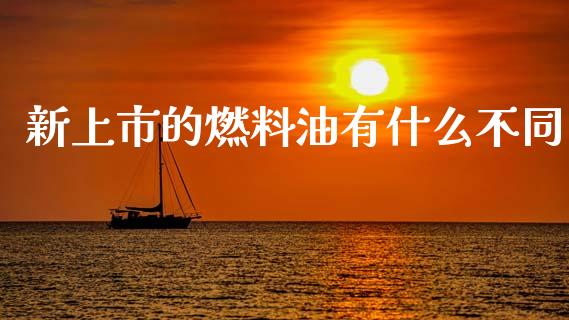 新上市的燃料油有什么不同_https://cj006.lansai.wang_金融监管_第1张