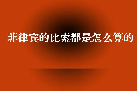 菲律宾的比索都是怎么算的_https://cj006.lansai.wang_金融监管_第1张