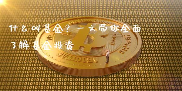 什么叫基金？一文带你全面了解基金投资_https://cj006.lansai.wang_金融监管_第1张