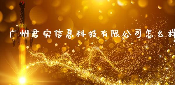 广州君实信息科技有限公司怎么样_https://cj006.lansai.wang_金融监管_第1张