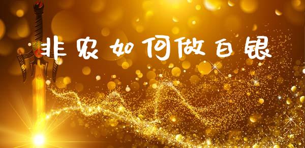非农如何做白银_https://cj006.lansai.wang_财经新闻_第1张