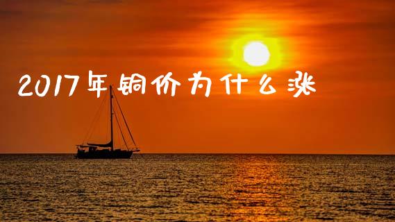 2017年铜价为什么涨_https://cj006.lansai.wang_外汇交易_第1张