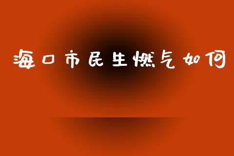 海口市民生燃气如何_https://cj006.lansai.wang_期货开户_第1张
