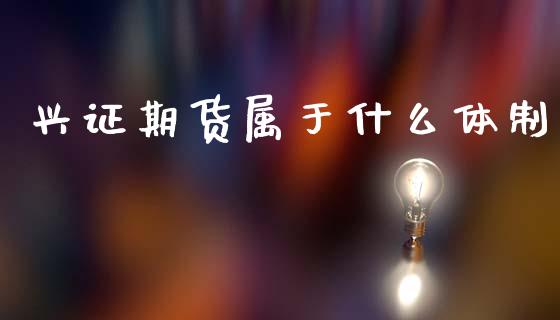 兴证期货属于什么体制_https://cj006.lansai.wang_全球市场_第1张