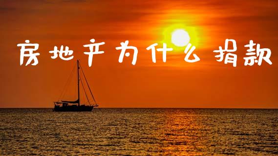 房地产为什么捐款_https://cj006.lansai.wang_全球市场_第1张