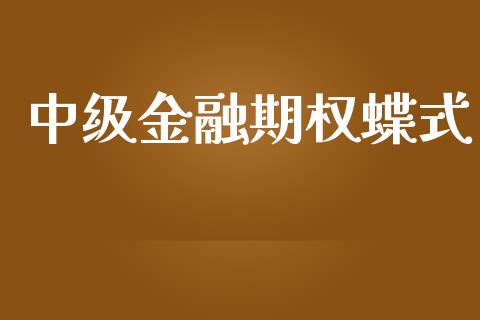 中级金融期权蝶式_https://cj006.lansai.wang_金融监管_第1张