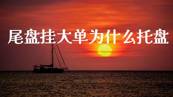 尾盘挂大单为什么托盘_金融监管_第1张_期货开户_金融监管_外汇交易_债券资讯_全球市场_财经新闻 尾盘挂大单为什么托盘_https://cj006.lansai.wang_金融监管_第1张