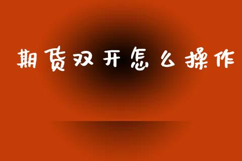 期货双开怎么操作_https://cj006.lansai.wang_金融监管_第1张