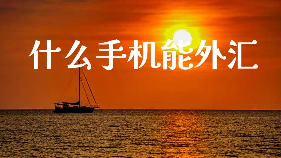 什么手机能外汇_https://cj006.lansai.wang_外汇交易_第1张