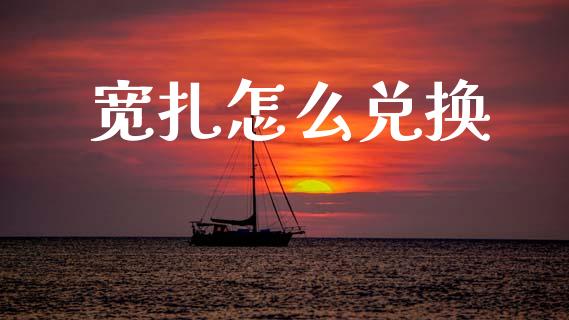 宽扎怎么兑换_https://cj006.lansai.wang_债券资讯_第1张