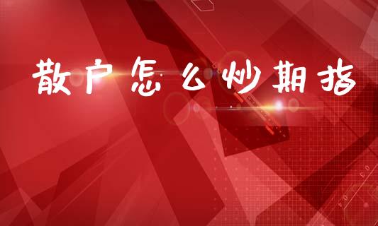 散户怎么炒期指_https://cj006.lansai.wang_财经新闻_第1张