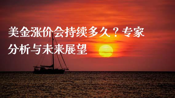 美金涨价会持续多久？专家分析与未来展望_https://cj006.lansai.wang_期货开户_第1张