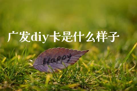 广发diy卡是什么样子_https://cj006.lansai.wang_外汇交易_第1张
