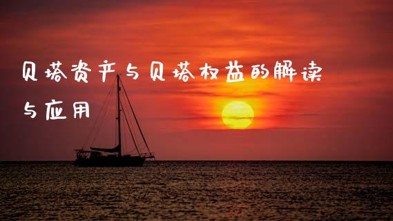 贝塔资产与贝塔权益的解读与应用_https://cj006.lansai.wang_期货开户_第1张