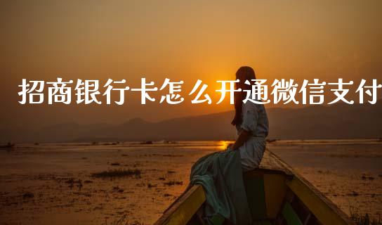 招商银行卡怎么开通微信支付_https://cj006.lansai.wang_金融监管_第1张