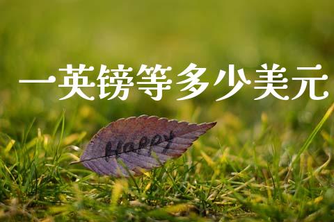 一英镑等多少美元_https://cj006.lansai.wang_金融监管_第1张