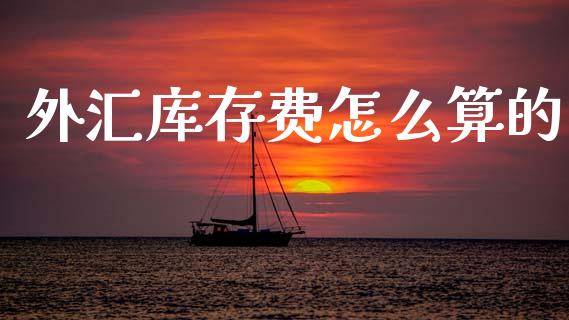 外汇库存费怎么算的_https://cj006.lansai.wang_金融监管_第1张