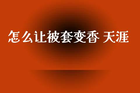 怎么让被套变香 天涯_https://cj006.lansai.wang_财经新闻_第1张