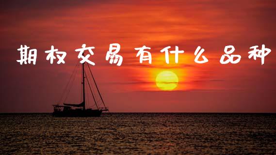 期权交易有什么品种_https://cj006.lansai.wang_全球市场_第1张