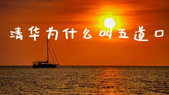 清华为什么叫五道口_https://cj006.lansai.wang_金融监管_第1张