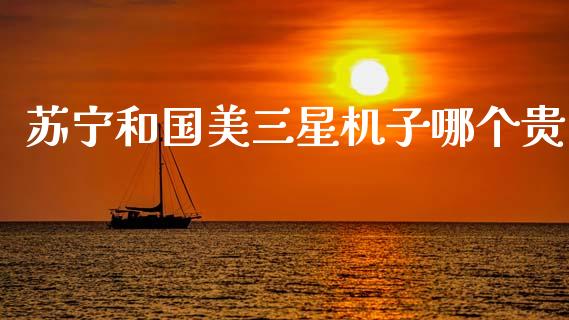 苏宁和国美三星机子哪个贵_https://cj006.lansai.wang_债券资讯_第1张