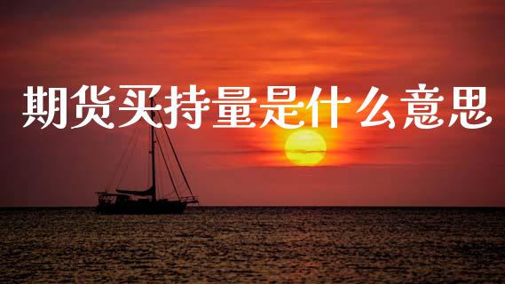 期货买持量是什么意思_https://cj006.lansai.wang_外汇交易_第1张