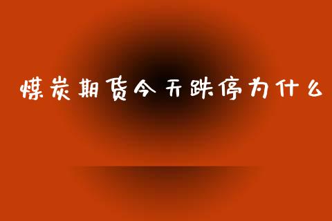 煤炭期货今天跌停为什么_https://cj006.lansai.wang_债券资讯_第1张