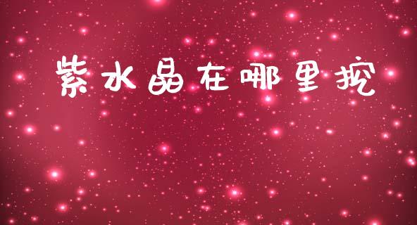 紫水晶在哪里挖_https://cj006.lansai.wang_全球市场_第1张