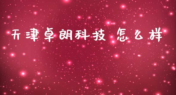 天津卓朗科技 怎么样_https://cj006.lansai.wang_金融监管_第1张