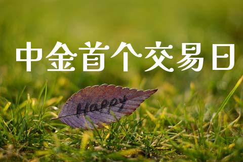 中金首个交易日_https://cj006.lansai.wang_外汇交易_第1张