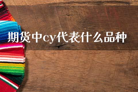 期货中cy代表什么品种_https://cj006.lansai.wang_外汇交易_第1张