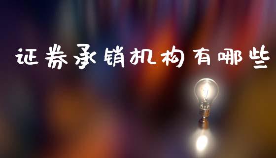 证券承销机构有哪些_https://cj006.lansai.wang_金融监管_第1张