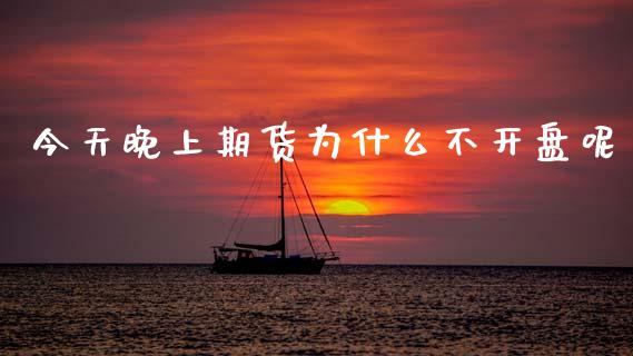 今天晚上期货为什么不开盘呢_https://cj006.lansai.wang_金融监管_第1张