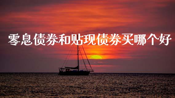 零息债券和贴现债券买哪个好_https://cj006.lansai.wang_金融监管_第1张