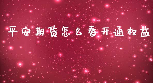平安期货怎么看开通权益_https://cj006.lansai.wang_财经新闻_第1张