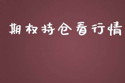 期权持仓看行情_https://cj006.lansai.wang_财经新闻_第1张