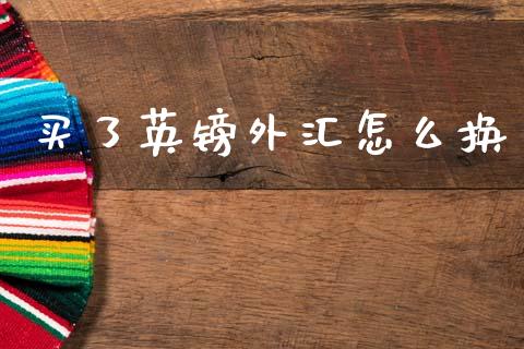 买了英镑外汇怎么换_https://cj006.lansai.wang_全球市场_第1张
